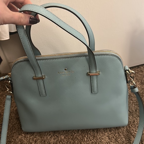 classic Kate Spade Purse with Crossbody strap Blue - Picture 2 of 4